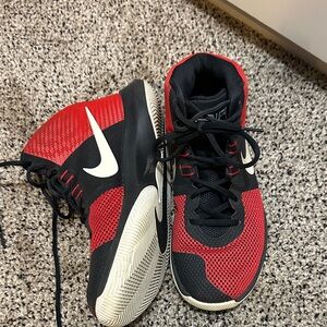 Nike Black and Red Sneakers